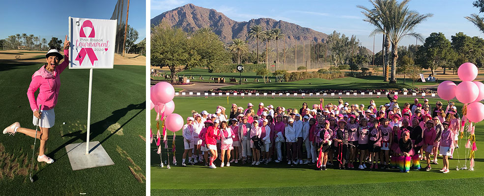 AZCC Pink Ribbon Golf Tournament 2021 collage 1