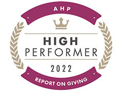 AHP High Performer 2022 - Report on Giving