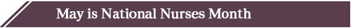 Philanthropy in Action - May 2026 - Nurses Month banner